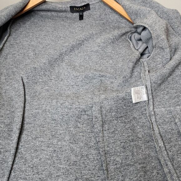 Escada Jacket Wool Cashmere Silk Shawl Collar Womens 38 Medium Office Career - Picture 6 of 12